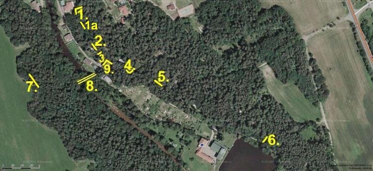 Orientačn&iacute; mapka boulderů