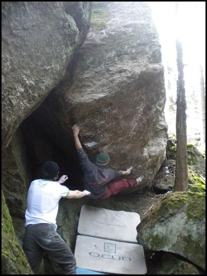 David v převislém kýlu