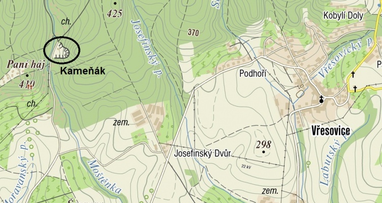 Mapka místní